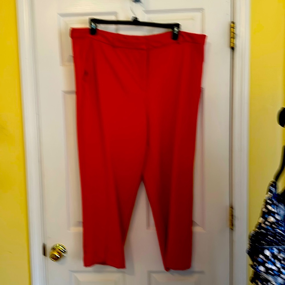 Ruby Rd. Vibrant Red Women's Trousers
New without tags